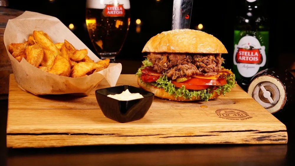 The pulled pork