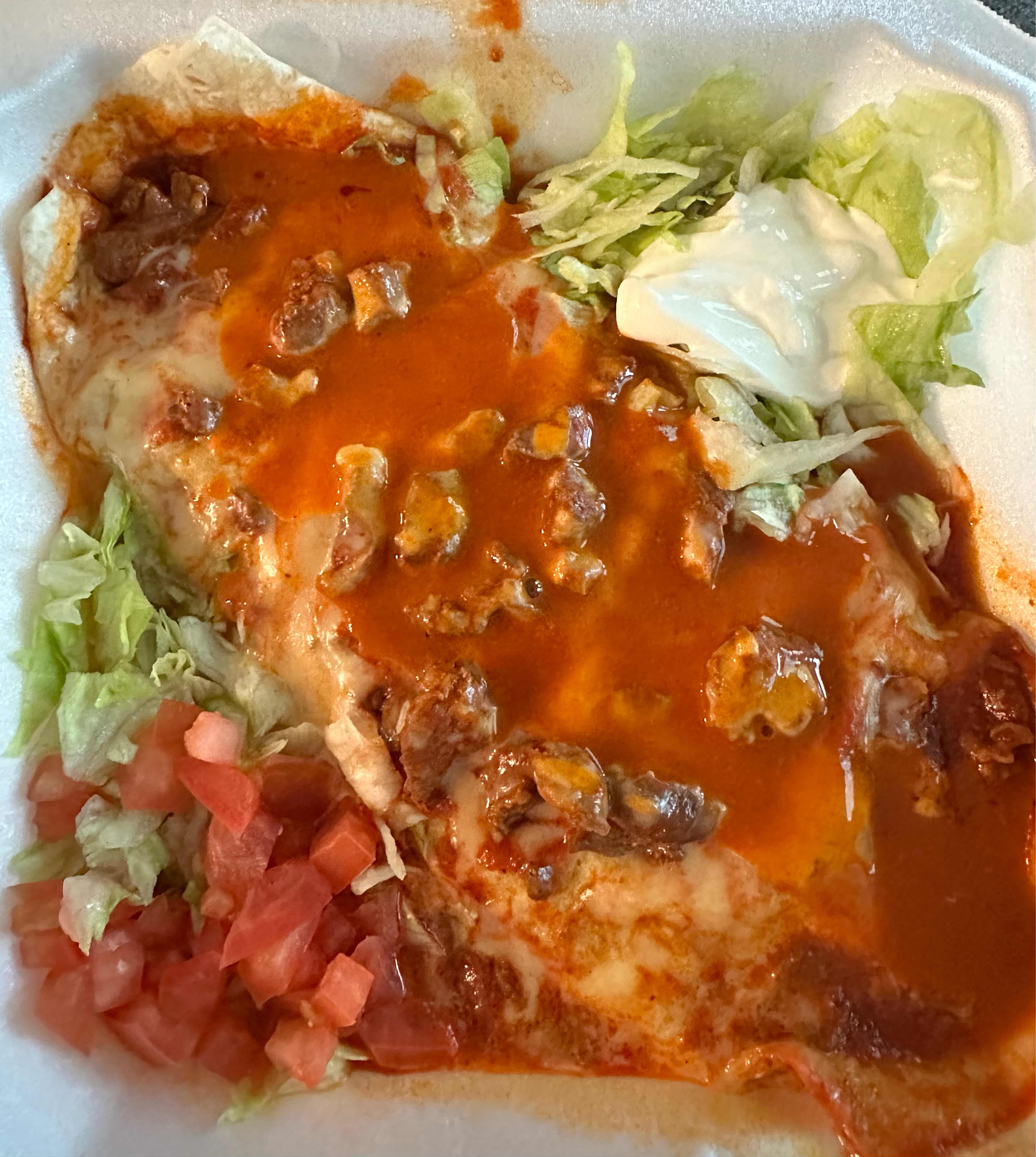 35. Hot Spicy Burrito