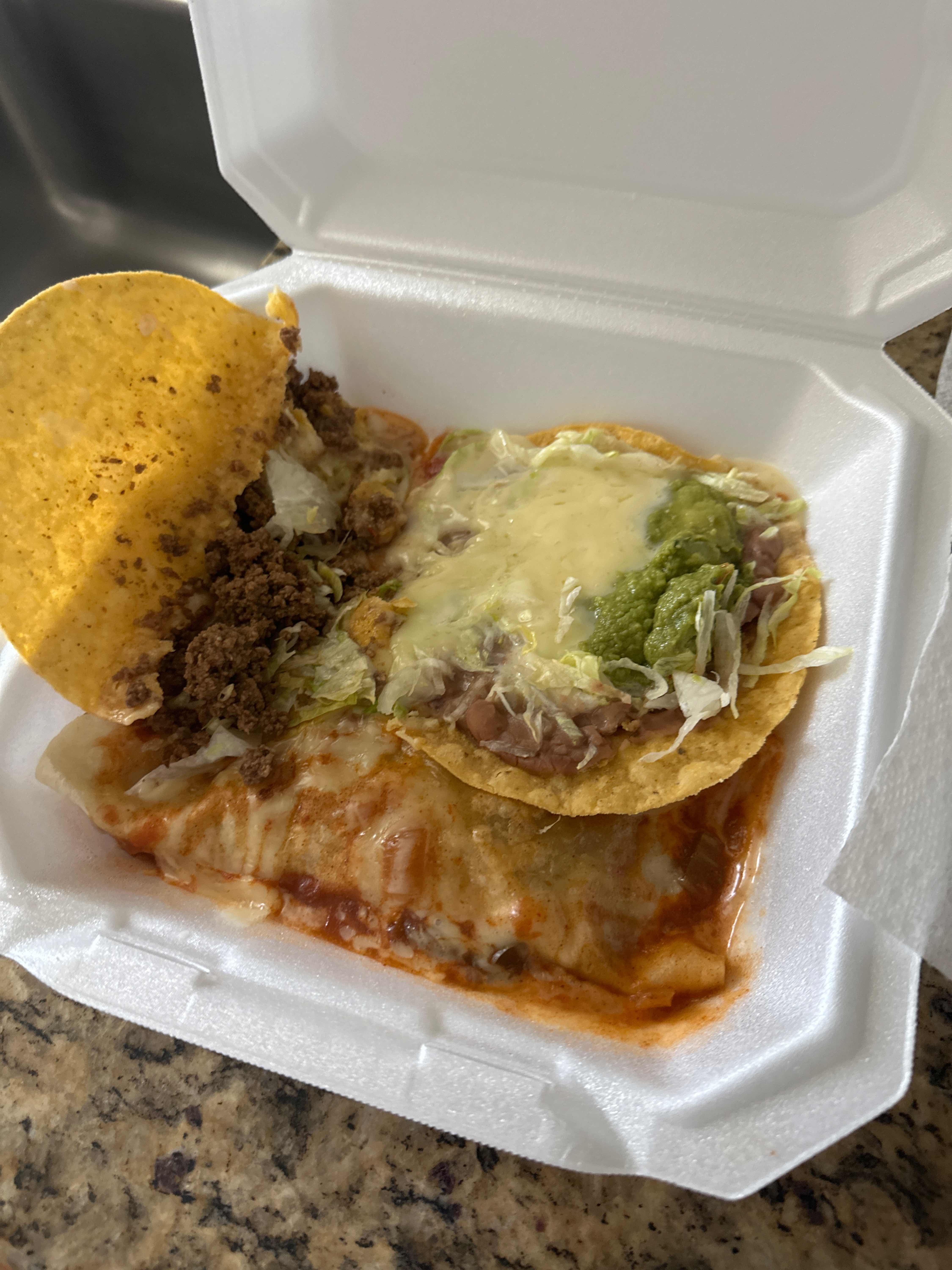 AA. Taco, Burrito and Chalupa