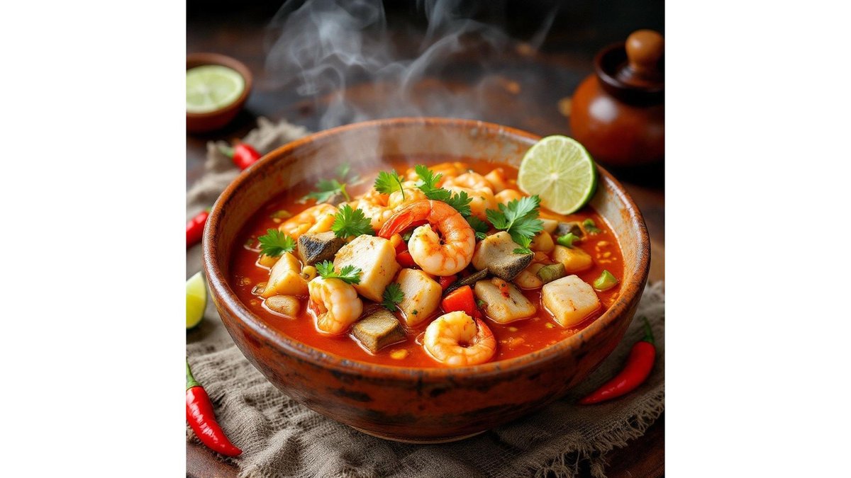 Fructe de mare iuți-acrișoare picante / Sour and spicy seafood