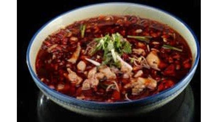 Iepure în sos extrapicant / Poached rabbit in hot chilli sauce