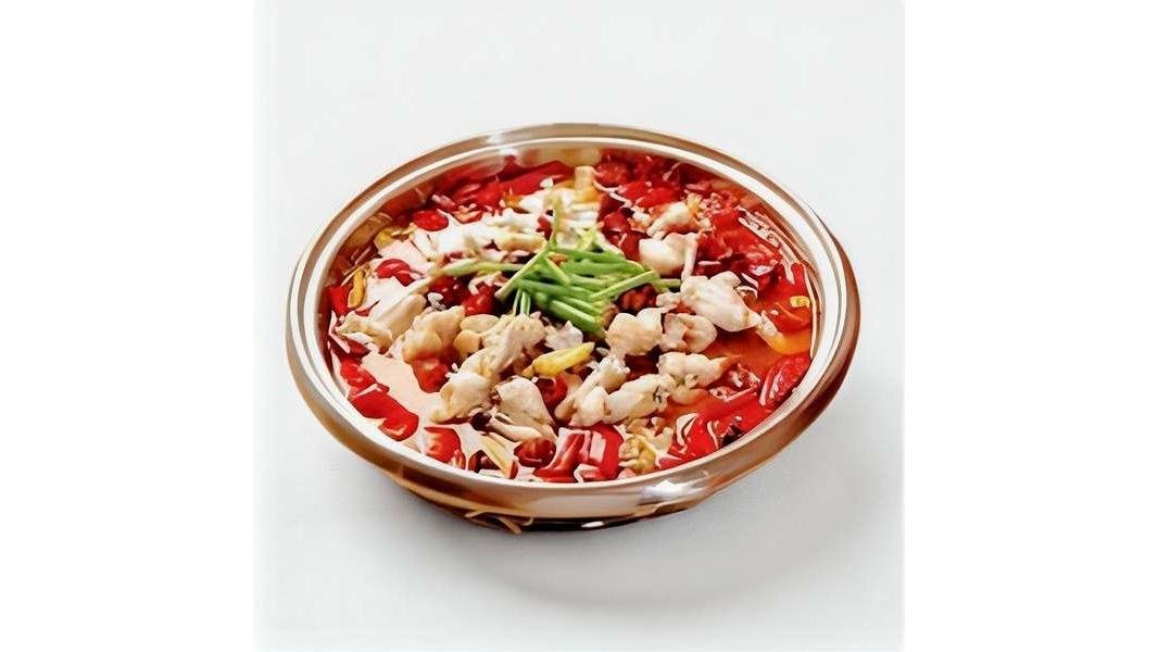 Pui de balta în sos picant / Poached frog legs in hot chilli sauce