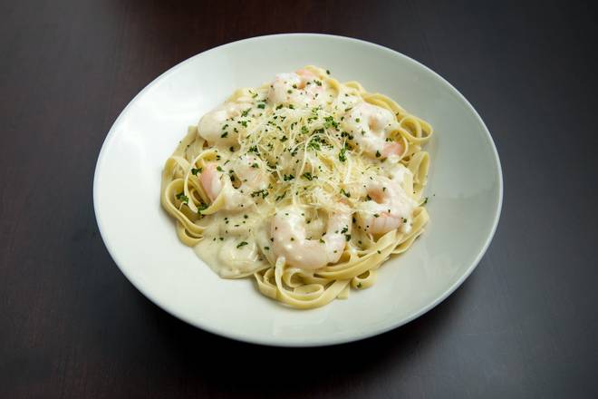 Garlic Shrimp Fettuccine
