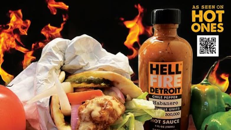 Hell Fire Detroit Spicy Chicken Olga
