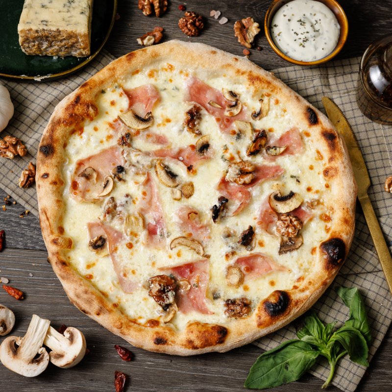 Nutty Blue Delight Pizza