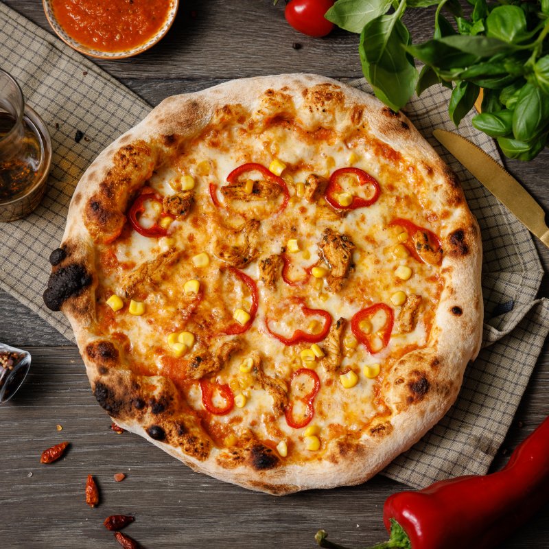 Sweet and Golden Pizza