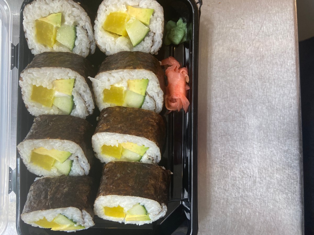 F7 8-piece vegan maki