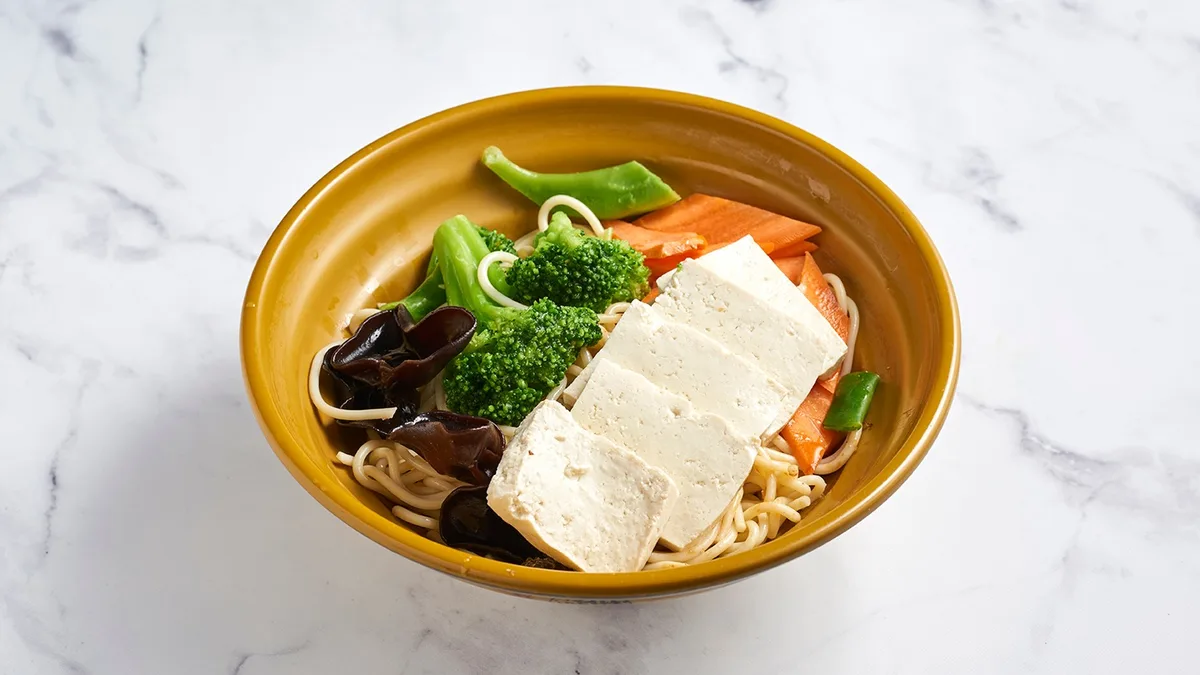 Ramen leves zöldségekkel