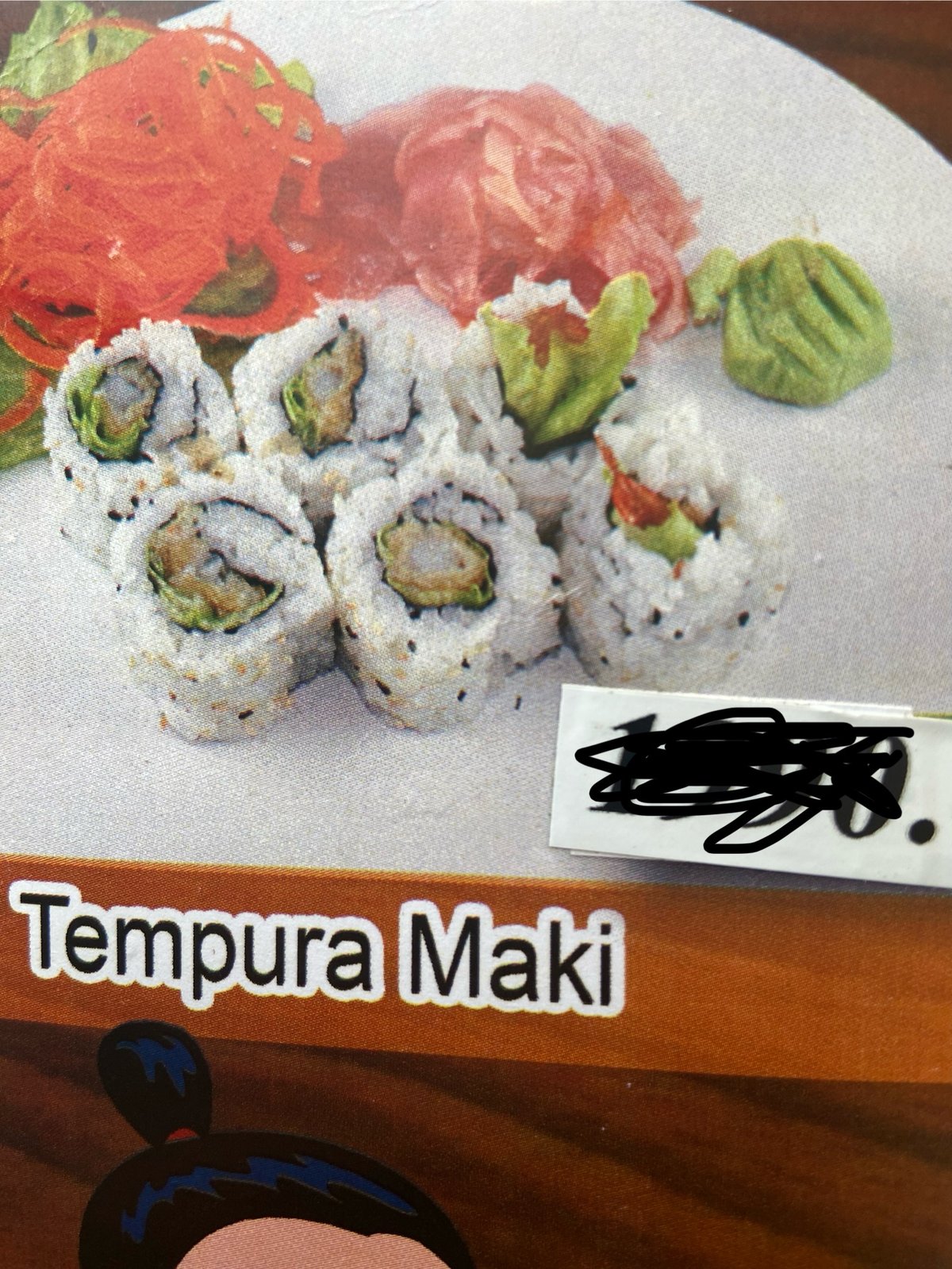 Tempura maki（6db）