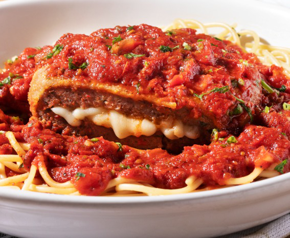 Polpetone Spaguetti Marinara