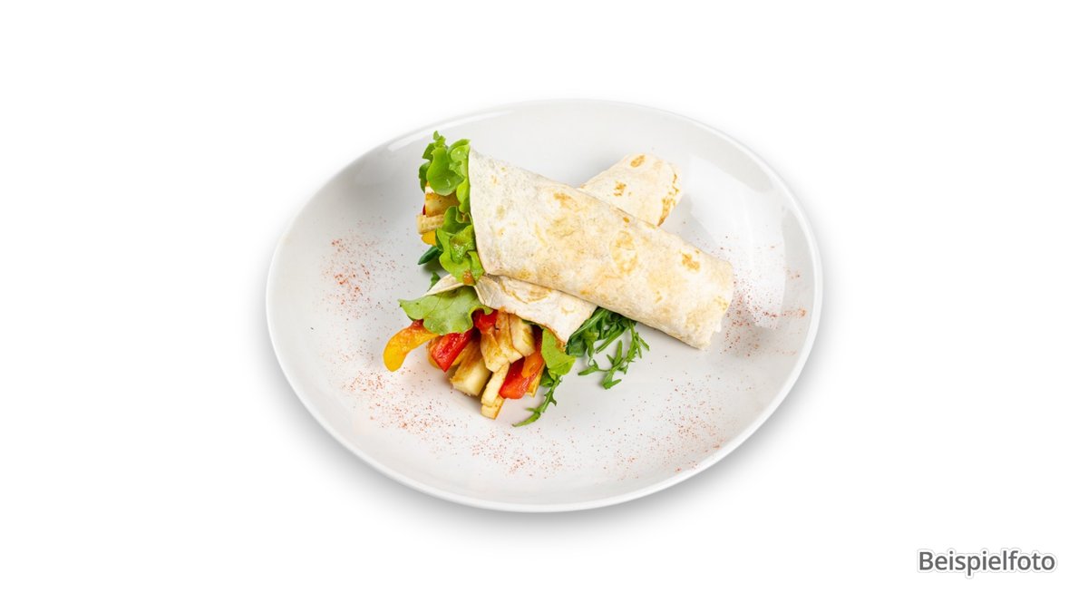 Vegetarischer Dürüm mit Käse