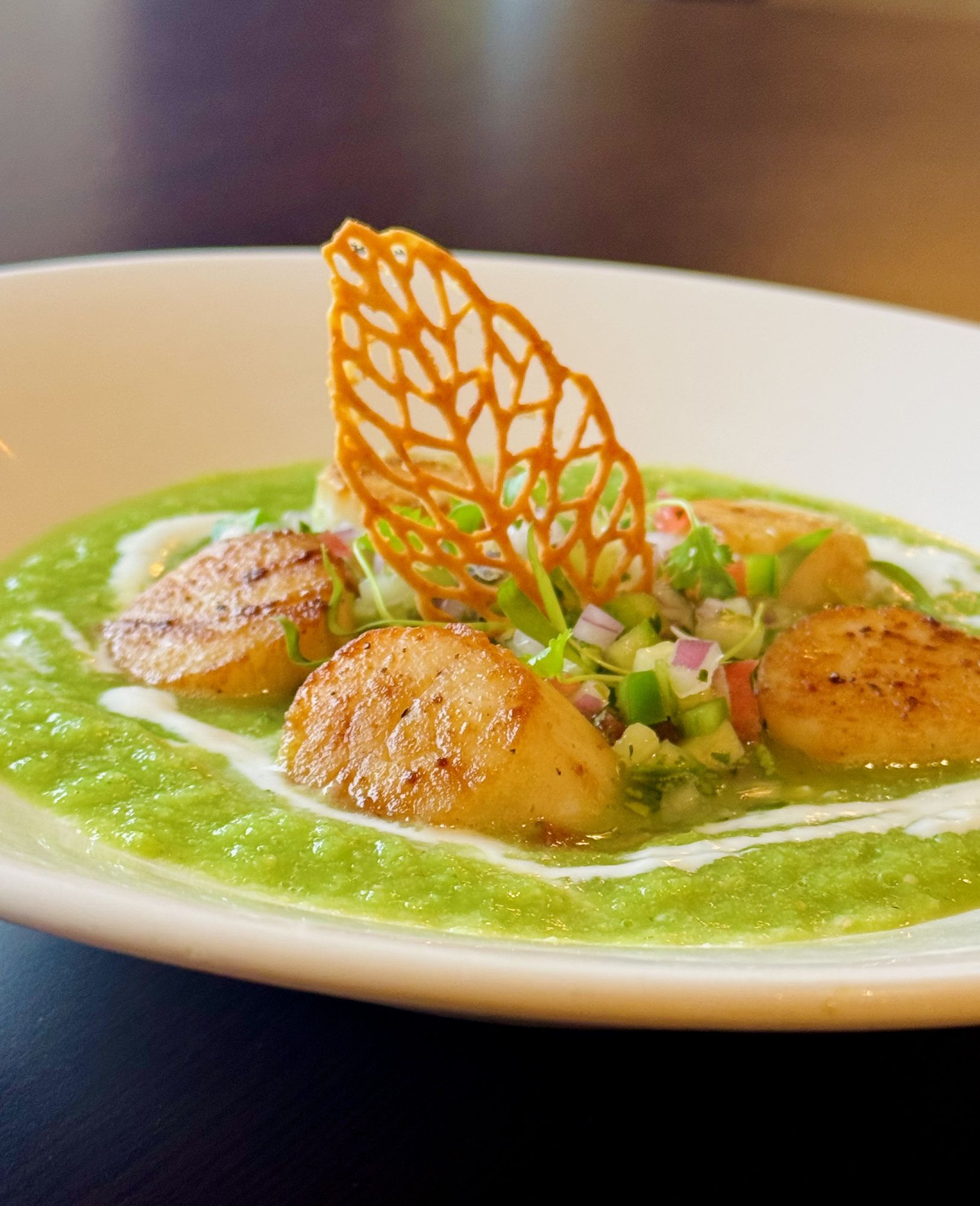Seared Wild Caught Scallops