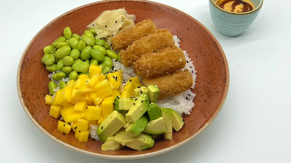 Tempura Scampi Bowl