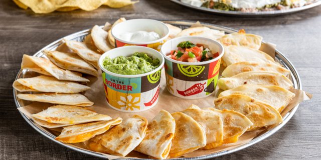 Mini Cheese Quesadilla Platter