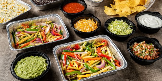 Veggie Fajita Buffet
