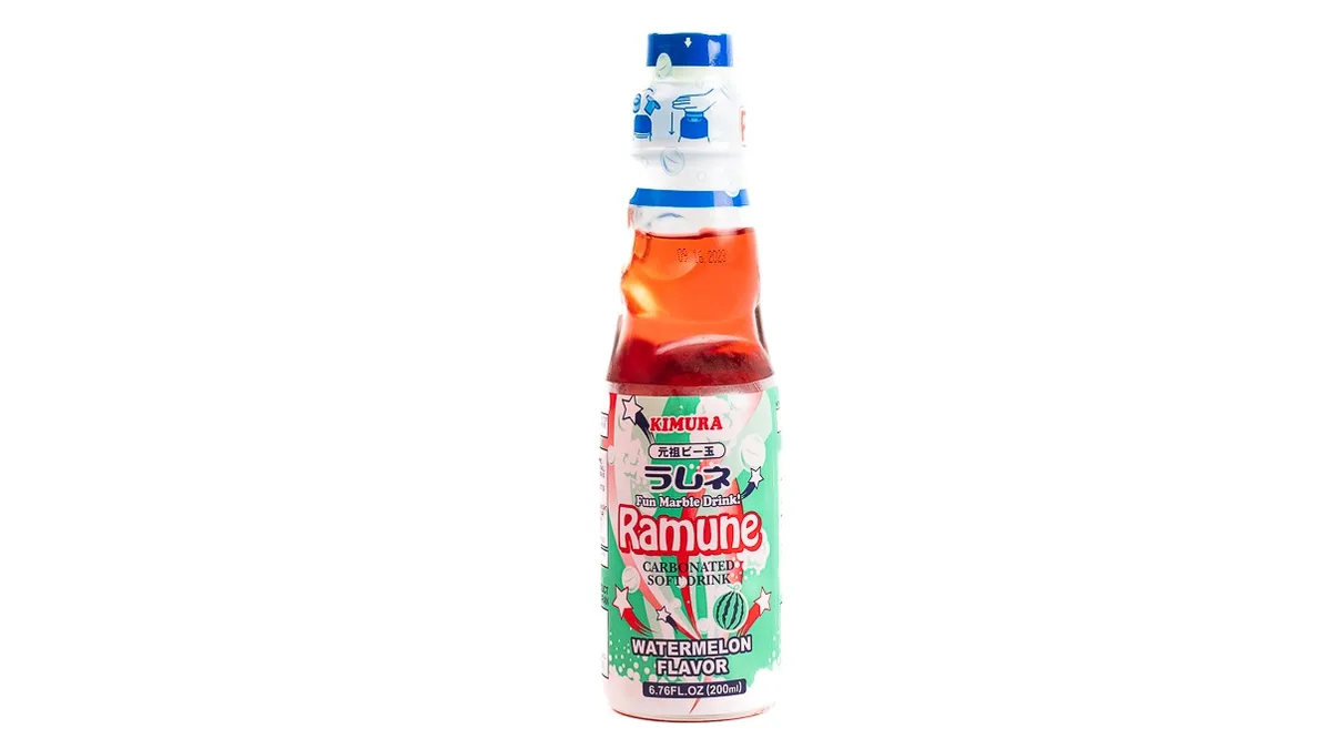Ramune z okusom lubenice 0.2 l