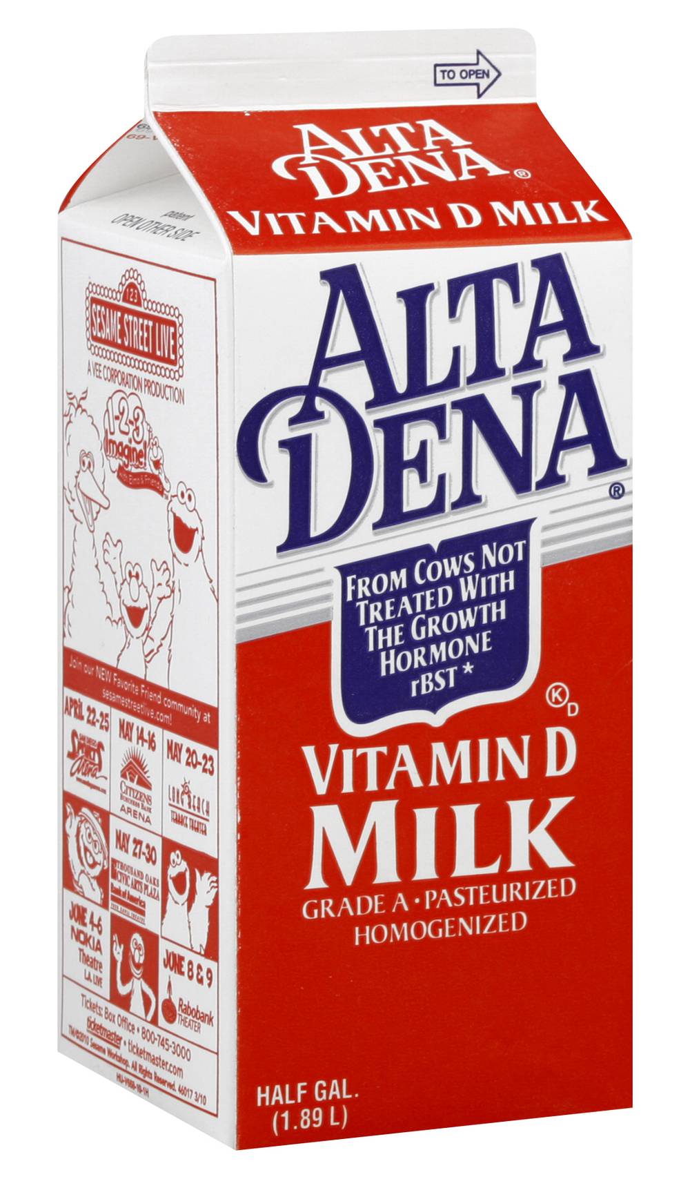 Alta Dena Vitamin D Milk (0.5 gal)