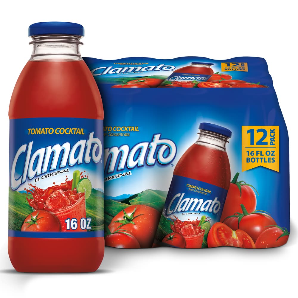 Clamato Original Tomato Juice From Concentrate (16 fl oz)