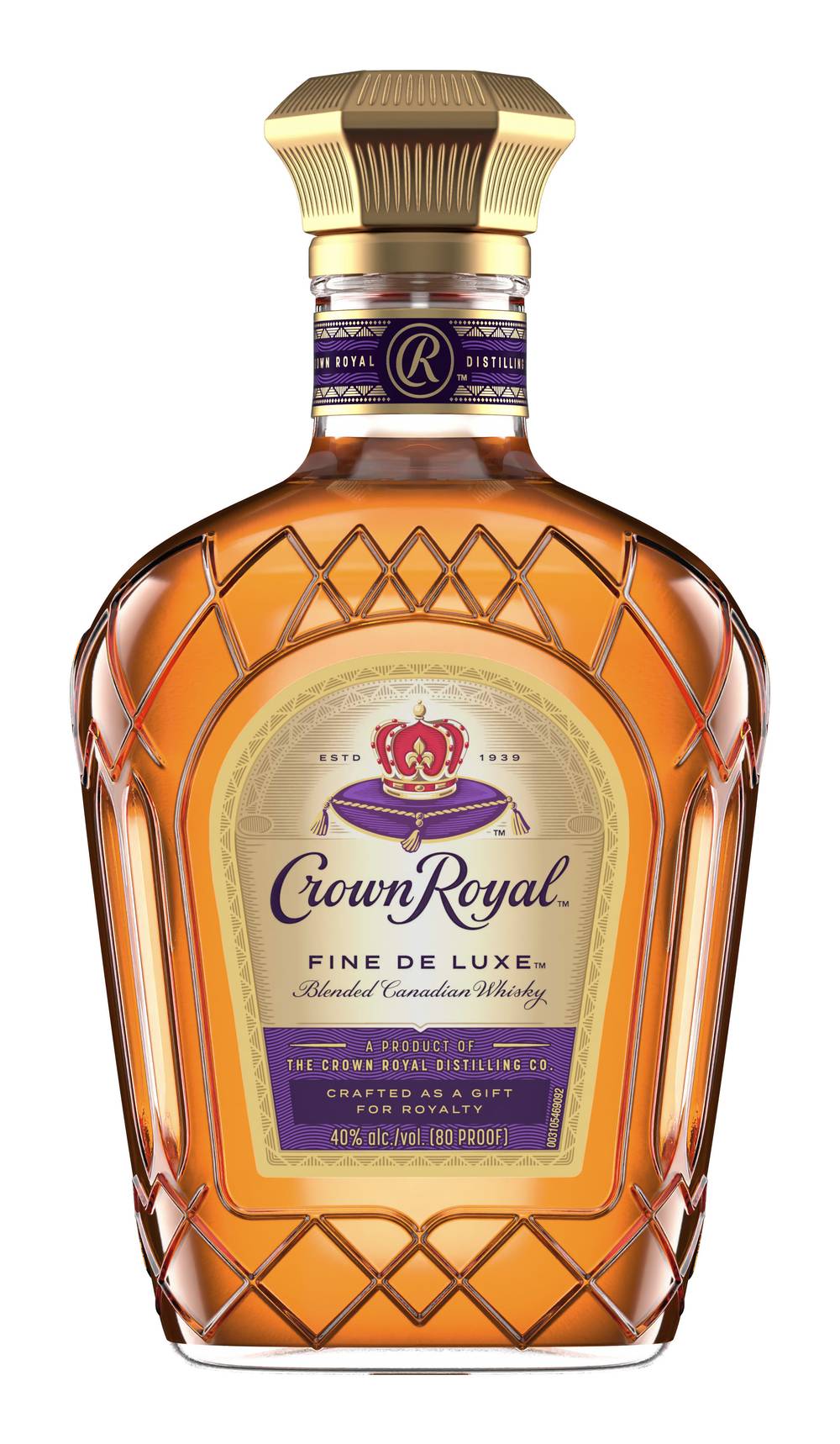 Crown Royal Fine De Luxe Blended Canadian Whisky (375 ml)