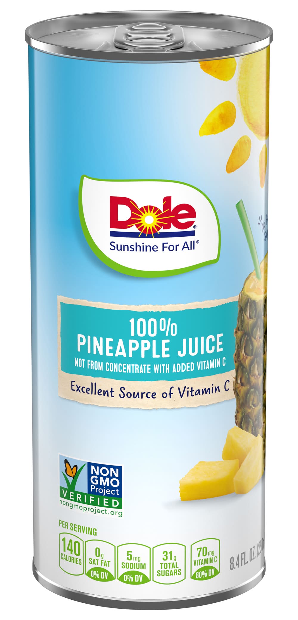 Dole Fruit Juice, Pineapple (8.4 fl oz)