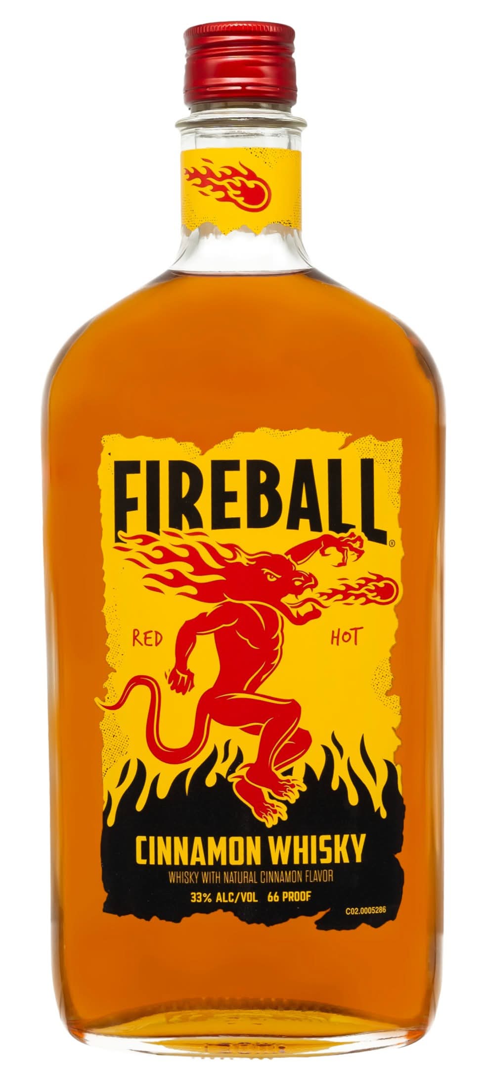 Fireball Canadian Whisky, Cinnamon (750 ml)