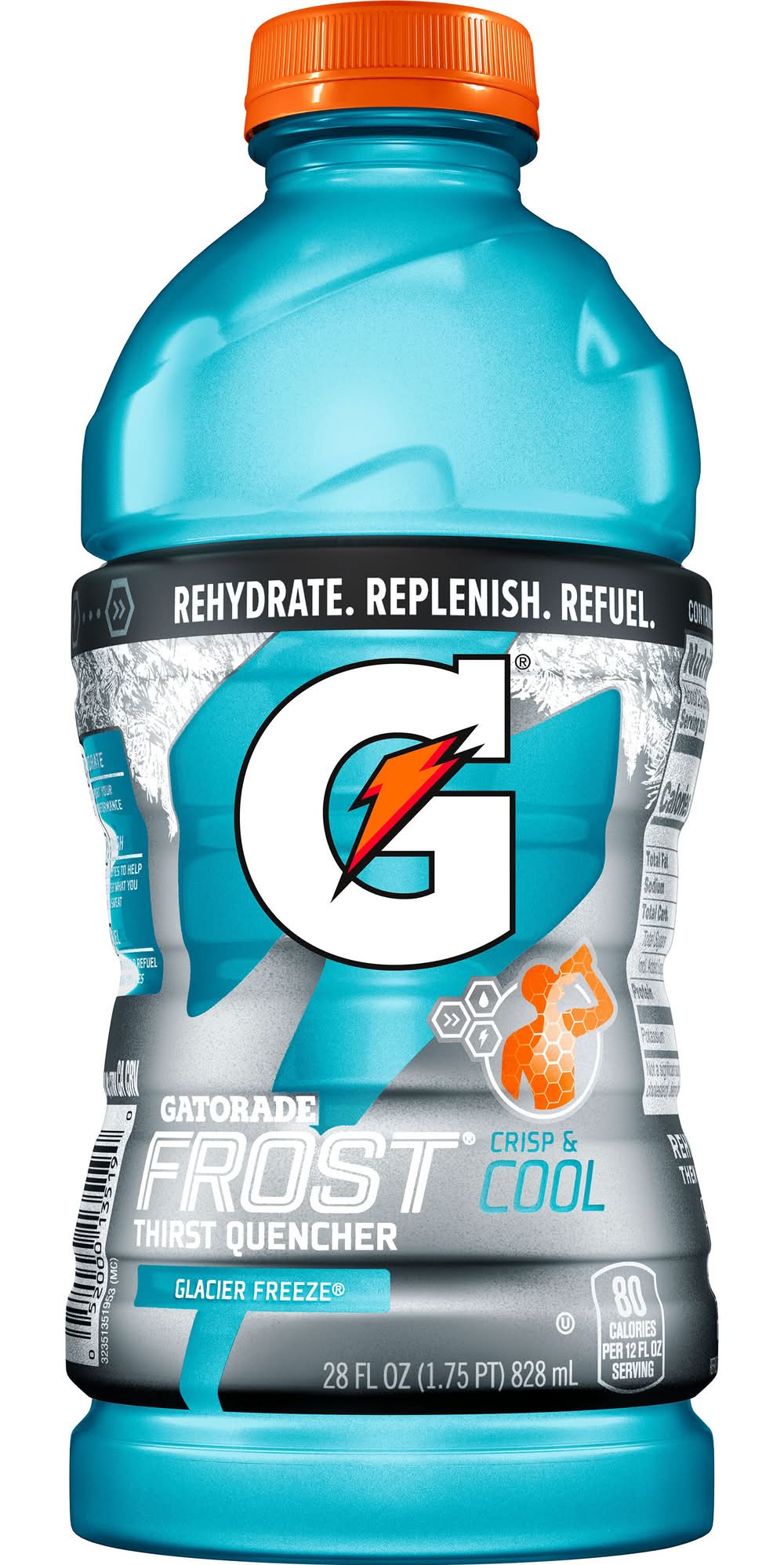 Gatorade Frost Thirst Quencher Sports Drink, Glacier Freeze (28 fl oz)