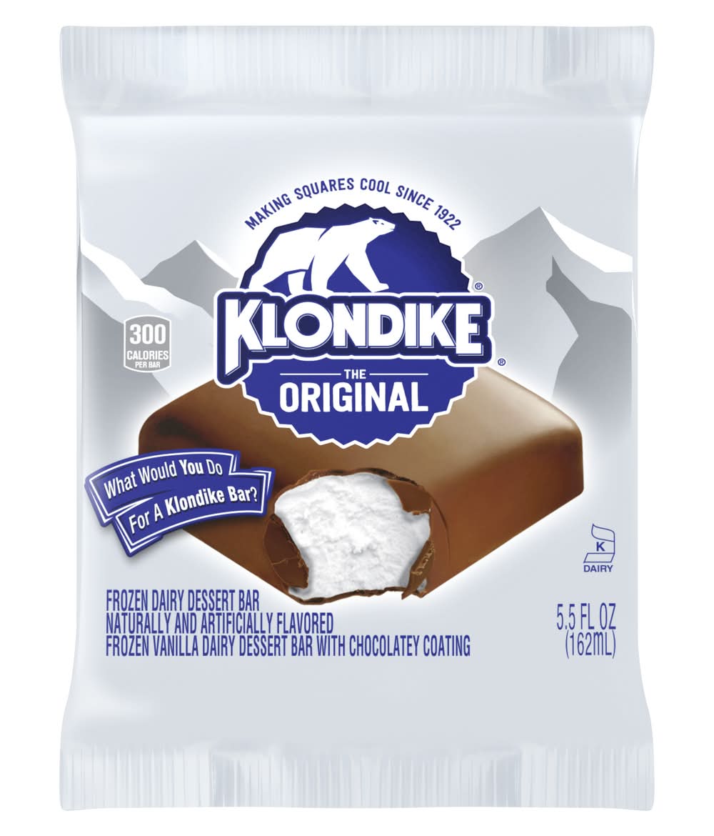 Klondike Original Ice Cream Bar, Chocolate-Vanilla (5.5 fl oz)