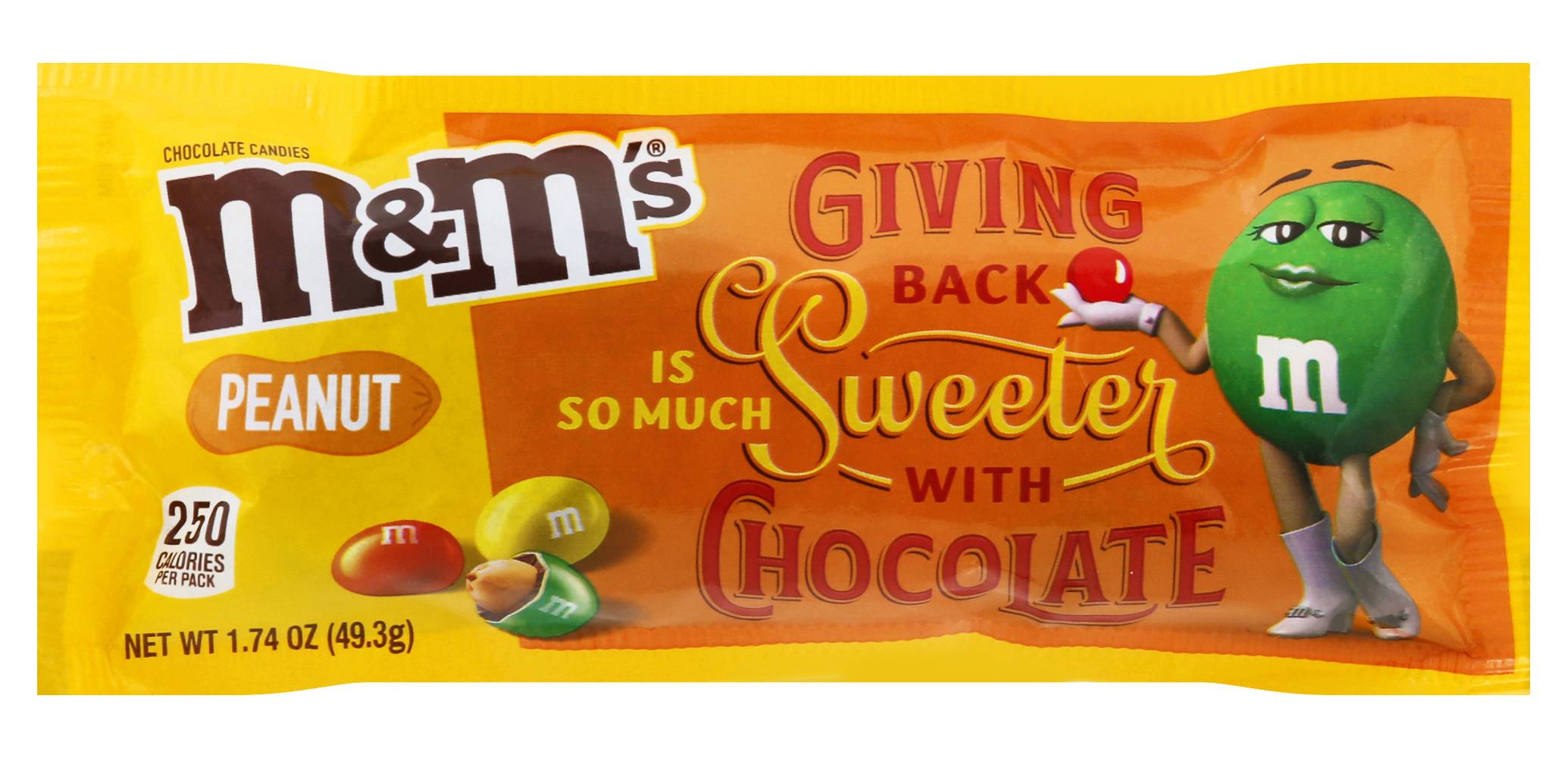 MandM's Chocolate Candies, Peanut (1.74 oz)