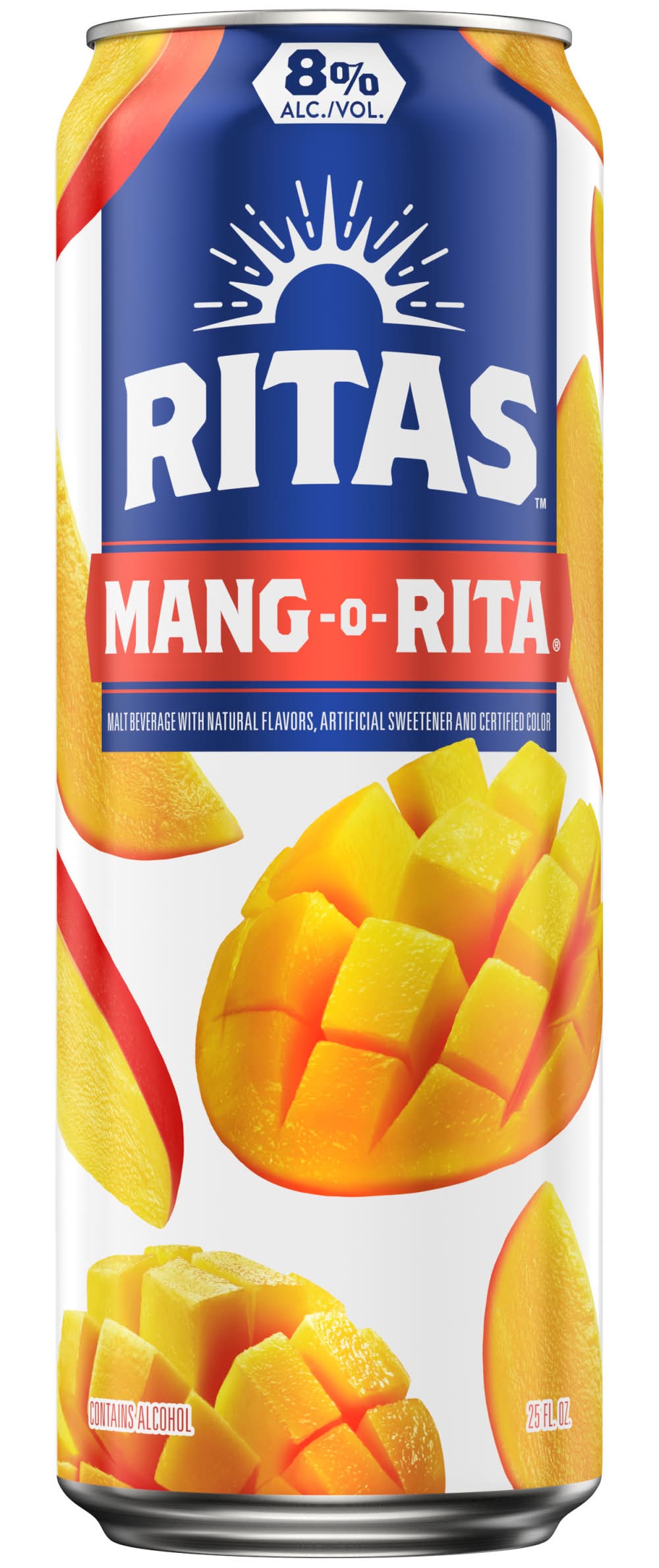Ritas Sparkling Margarita Beer, Mang-O-Rita (25 fl oz)