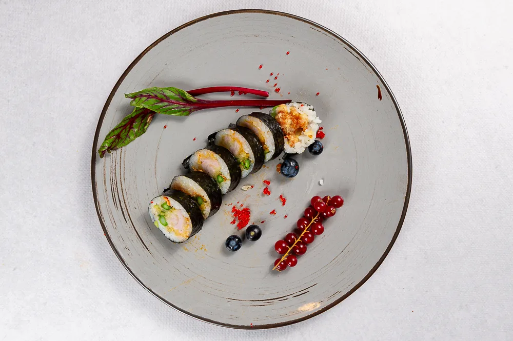 Futomaki krewetka w tempurze