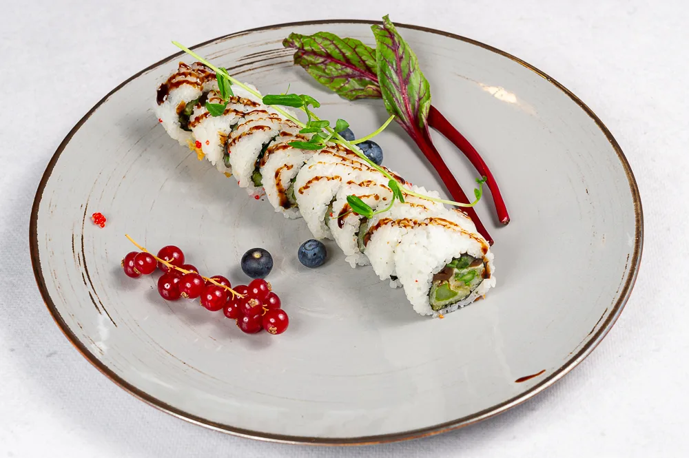 Uramaki Wege szparag tempura