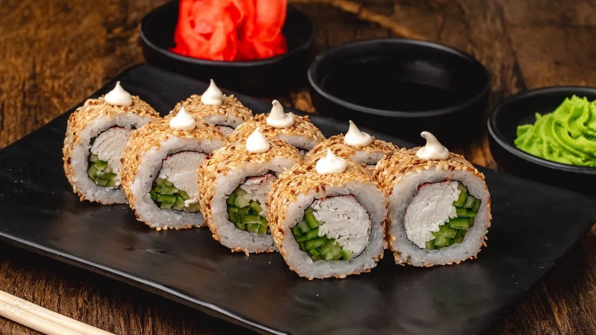 Kaliforniya Roll Küncüt ilə (8 əd.)