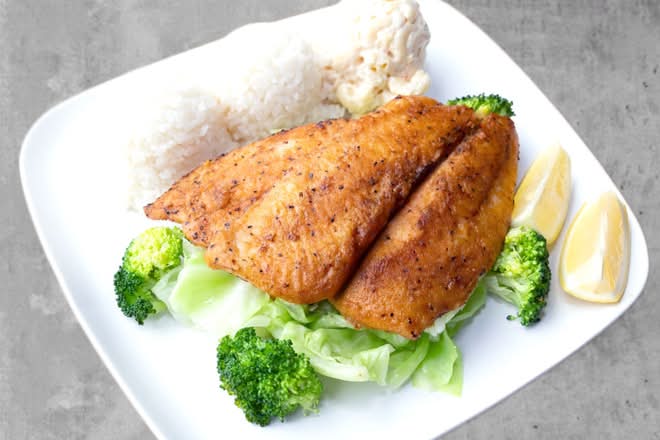 Island Spice Grilled Fish