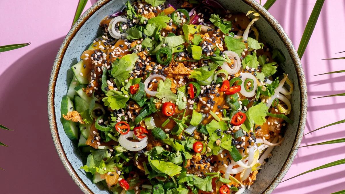 Pulled Vegan Tofu Poké - ÚJ!