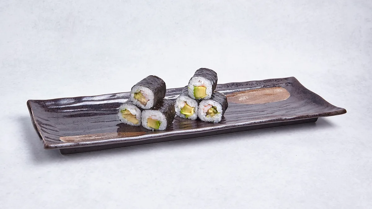 15 Garnelen Avocado Maki