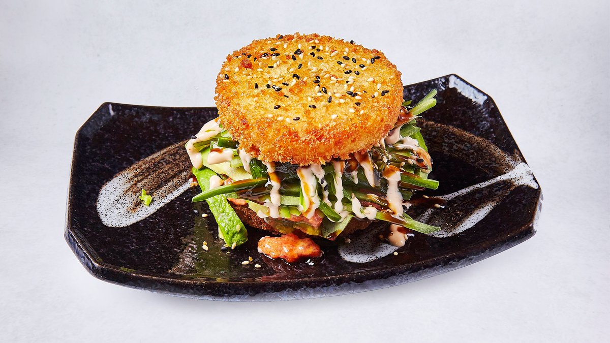 210 Lachs Burger Sushi