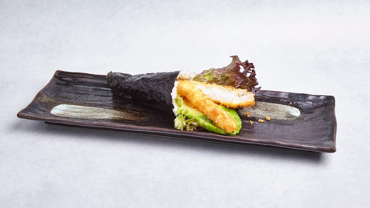 63 Frittierte Garnelen Temaki