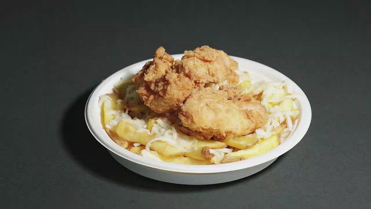 Cheesy fries cu strips de pui