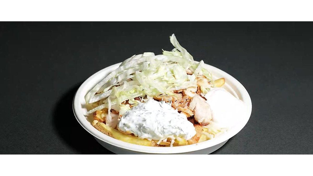 Cheesy fries shaorma