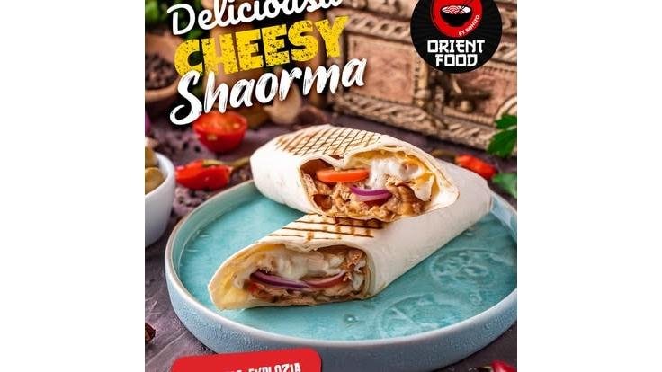 Cheesy shaorma