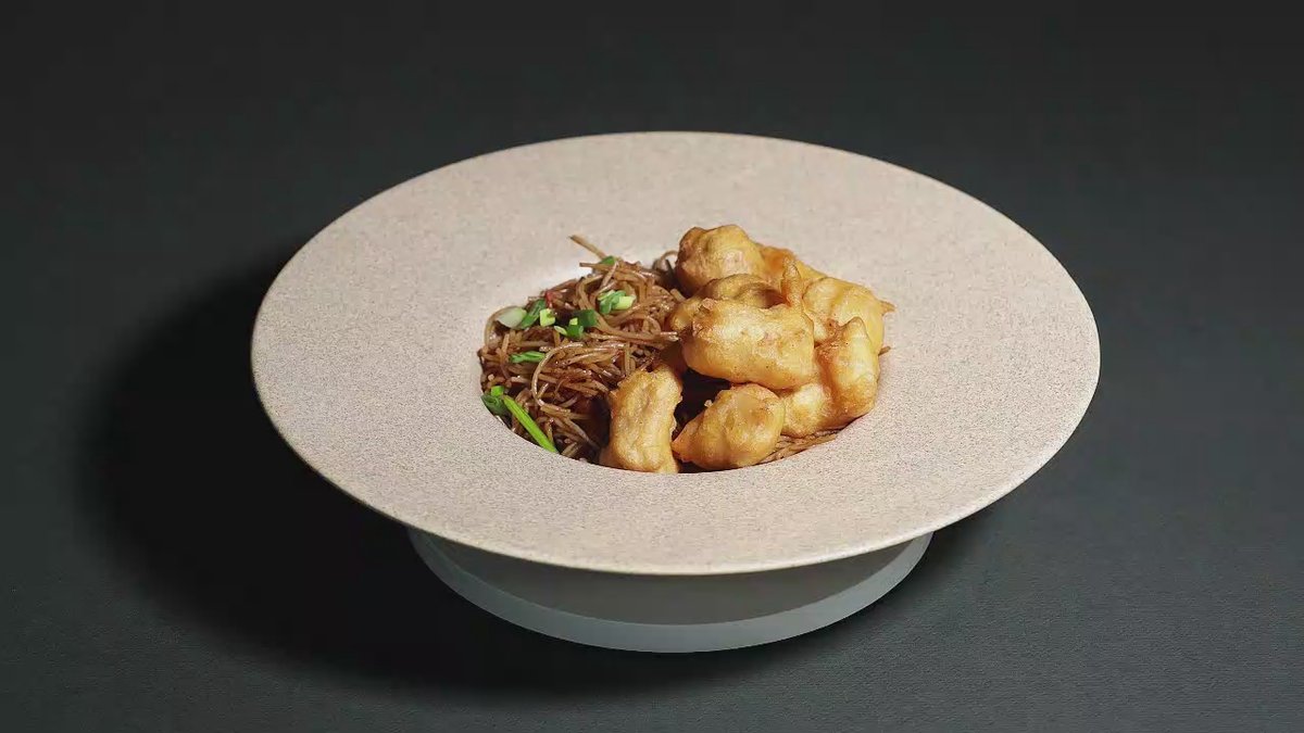 Noodle box cu pui Shanghai