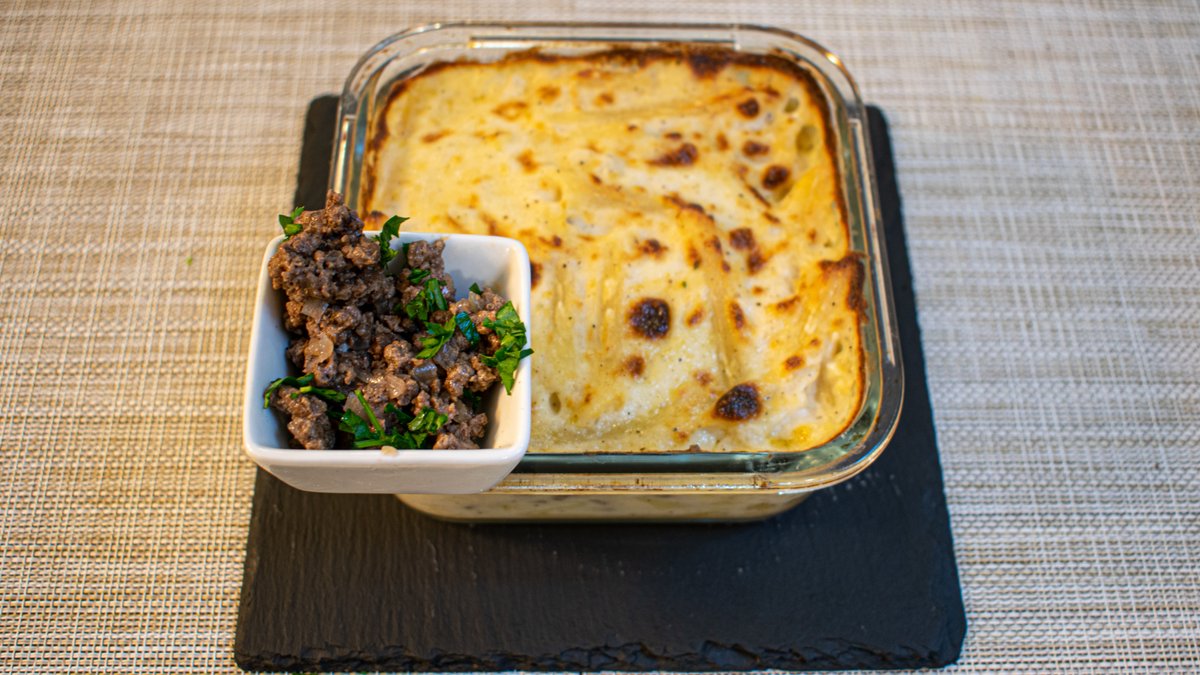 Small Pasta Minced beef Bachamel/Kicsi Besamel Penne tészta darált borjúval