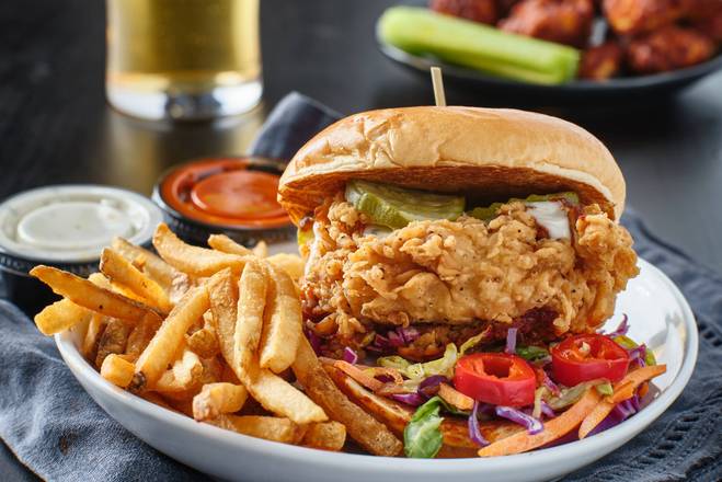 Hot Mango Habanero Chicken Tenders Sandwich
