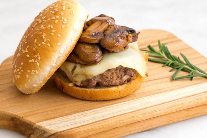 Mushroom Cheese Burger
