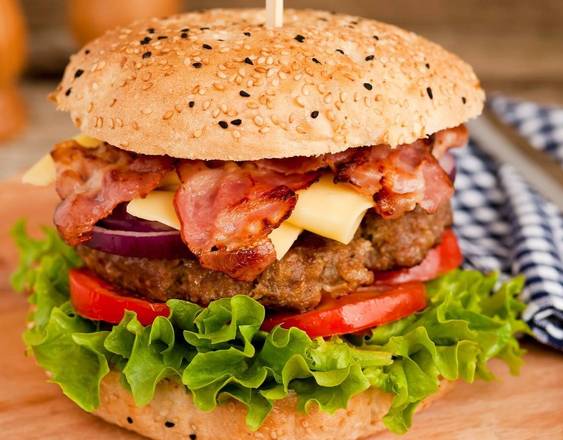 Turkey Bacon Cheese Burger
