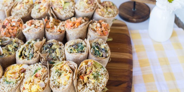 Small Breakfast Wrap Platter