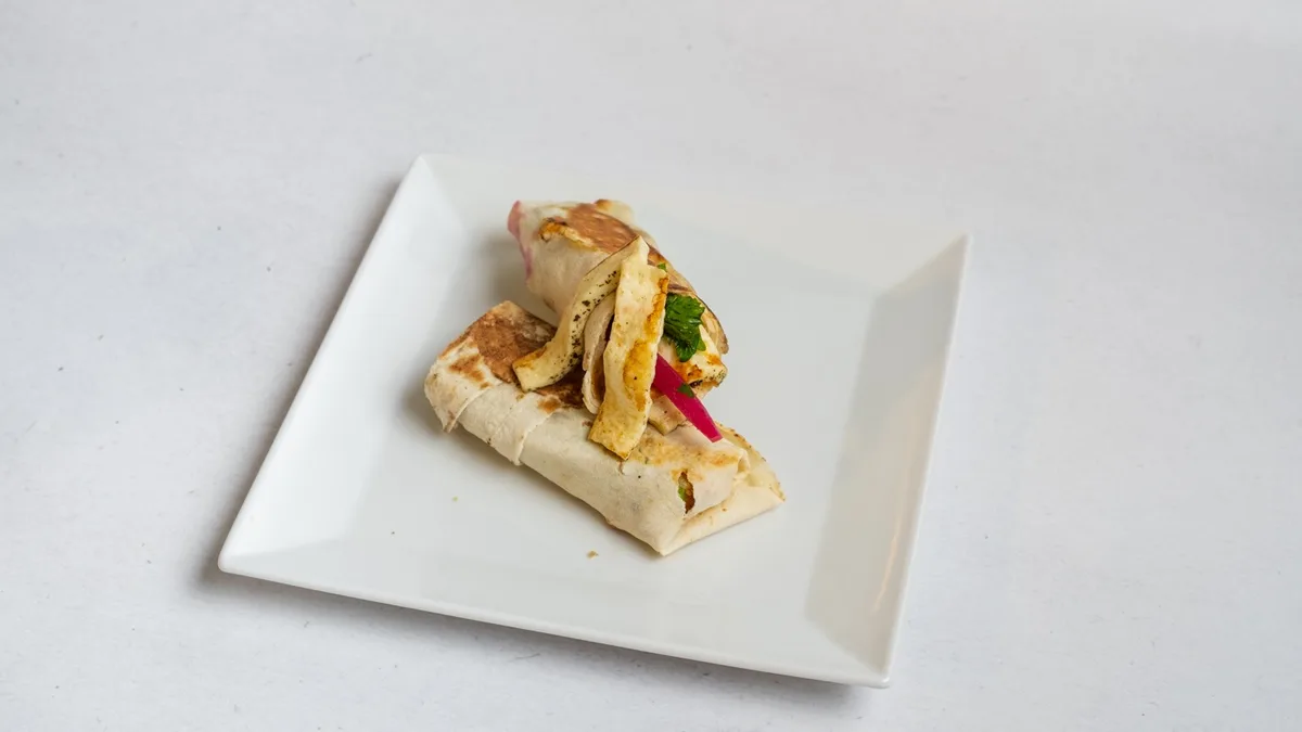 15. Halloumi twister