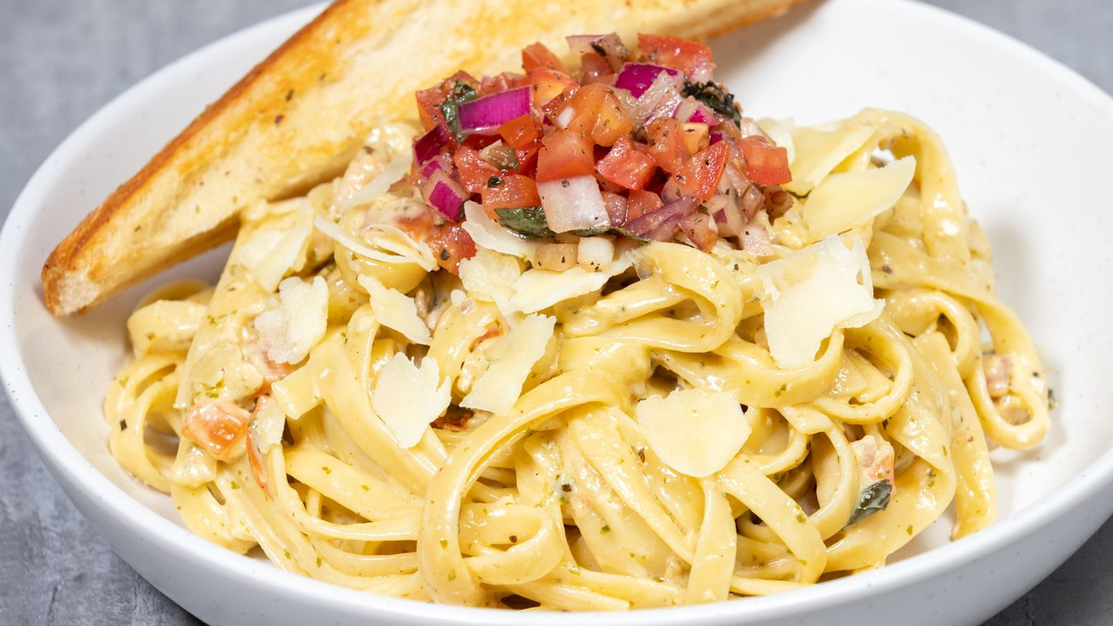 Bruschetta Chicken Fettuccine