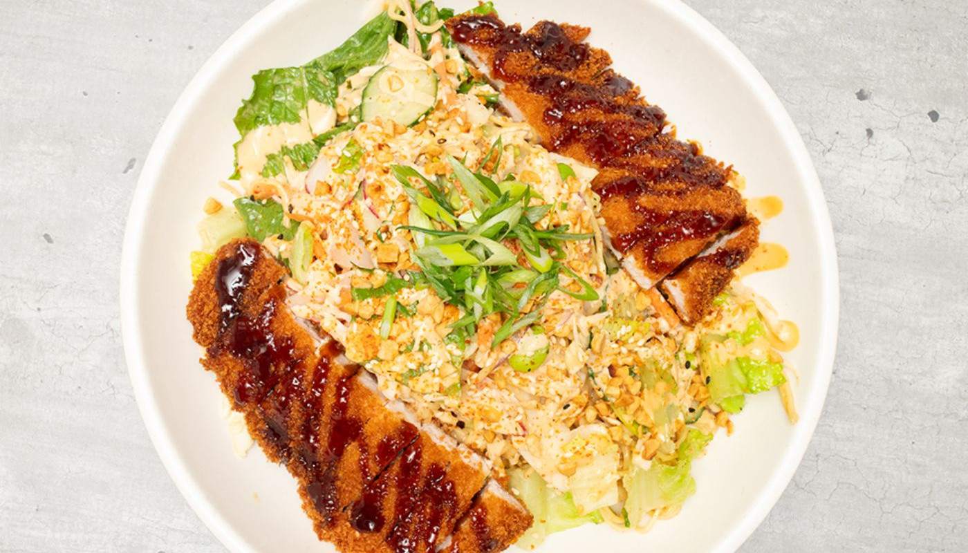 Crispy Chicken Katsu Salad