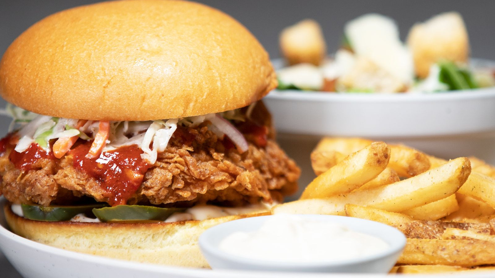 Ghost Pepper Crispy Chicken Burger